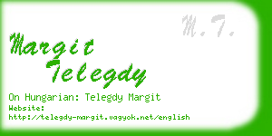 margit telegdy business card